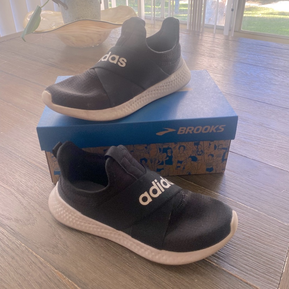 Black and White Adidas